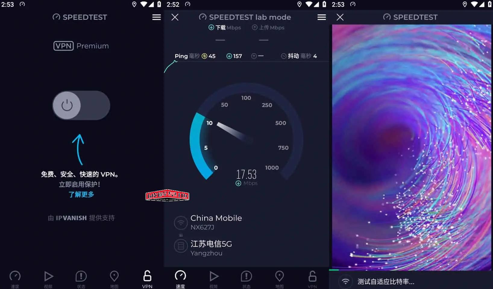 Ookla Speedtest 首款支持5G测速的手机测速软件，去广告解锁专业版 - 破解基地-软件破解资源共享免费下载基地！